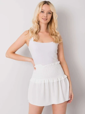 White skirt Och Bella BI-26716. R01