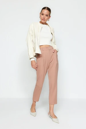 Trendyol Mink Carrot Woven Trousers