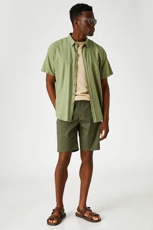 Koton Men's Khaki Shorts & Bermuda