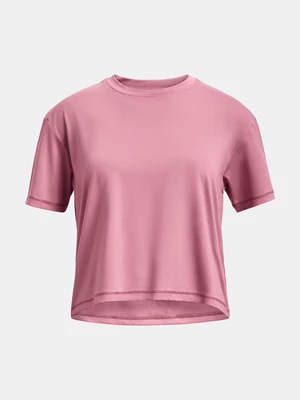 Pink Under Armour Motion Girls' Sports T-Shirt