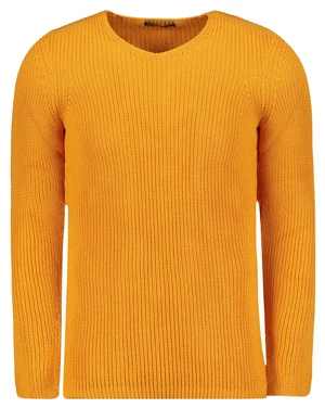 Yellow men's sweater WX1590