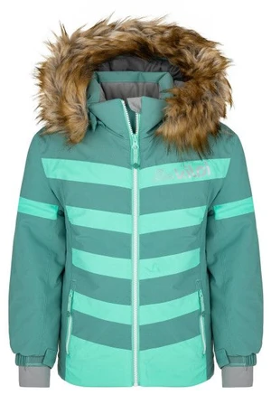 Girls ski jacket Kilpi MASSIMA-JG turquoise