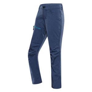 Kids softshell pants ALPINE PRO NUTTO mood indigo