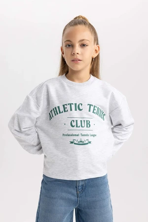 DEFACTO Regular Fit Crew Neck Sweatshirt