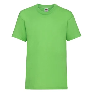 Green Fruit of the Loom Kids Cotton T-shirt