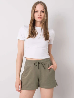 Cotton khaki shorts Anastasia FOR FITNESS