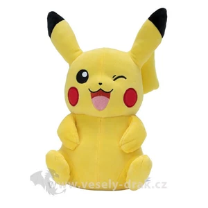 Jazwares Pokémon plyšák Pikachu - veselý 30 cm