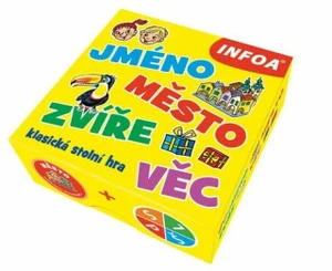 Krabicová hra - Jméno, město, zvíře, věc