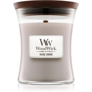 Woodwick Wood Smoke vonná svíčka s dřevěným knotem 275 g