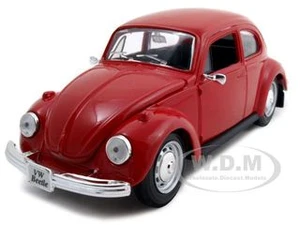 1973 Volkswagen Beetle Red 1/24 Diecast Model Car by Maisto