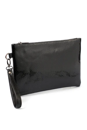 Capone Outfitters Paris Women's Clutch Portfolio Black Bag