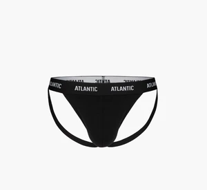 Jockstrap pánské slipy ATLANTIC - černé