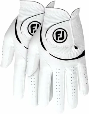 Footjoy Weathersof Golf (2 Pack) White/Black Mano izquierda M/L Guantes de hombre