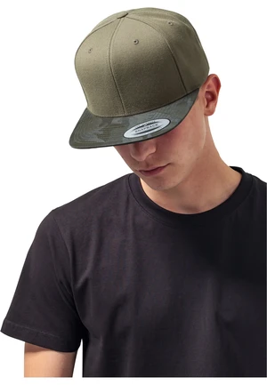 Camo Visor Snapback Olive Camouflage