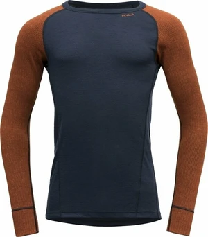 Devold Duo Active Merino 205 Shirt Man Flame/Ink L Lenjerie termică