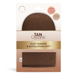 Tan Organic Aplikačné a exfoliačné obojstranné rukavice (Duo Tanning & Exfoliating Mitt)