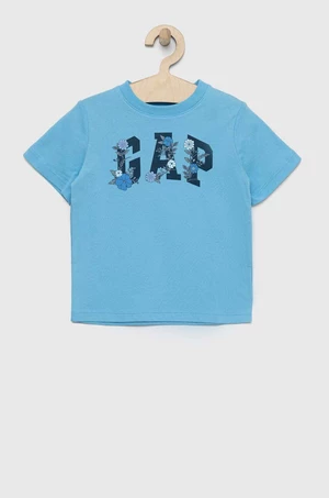 Dětské bavlněné tričko GAP s potiskem