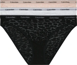 Calvin Klein 3 PACK - dámske nohavičky Bikini PLUS SIZE QD5069E-N8I-plus-size XXL