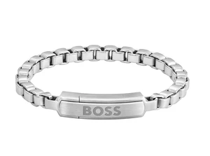 Hugo Boss Nadčasový pánsky náramok z ocele Devon 1580596 17,5 cm