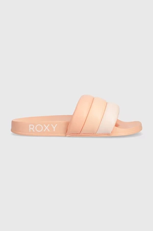Pantofle Roxy dámské, oranžová barva, ARJL101131