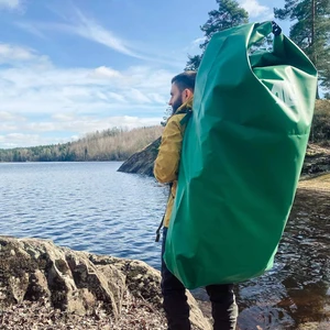 Nepremokavý vak na skladacie kanoe Ally Bergans® (Farba: Zelená)