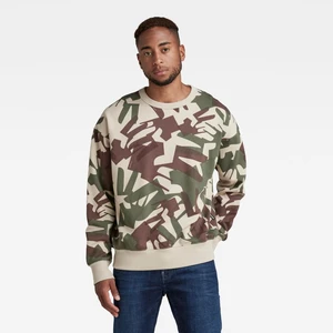 G-STAR Sweatshirt - Camo oversized r sw beige