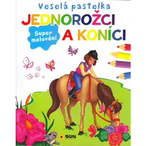 Veselá pastelka - Jednorožci a konici