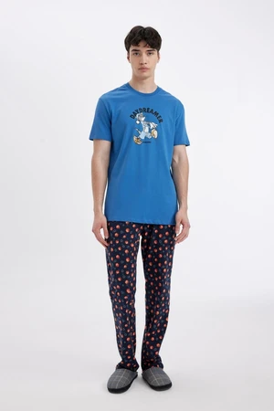 DEFACTO Regular Fit Patterned Pocket Pajama Bottoms