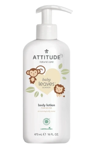 Attitude Dětské tělové mléko s vůní hruškové šťávy Baby Leaves (Body Lotion) 473 ml