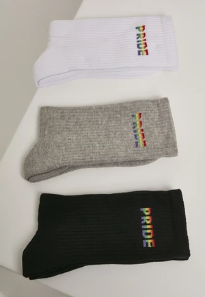 Pride Socks 3-Pack wht/gry/blk