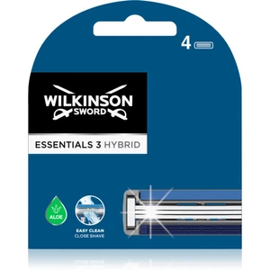 Wilkinson Sword Essentials 3 Hybrid náhradní břity 4 ks