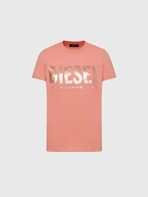 Diesel Tričko - TSILYWX TSHIRT ružové