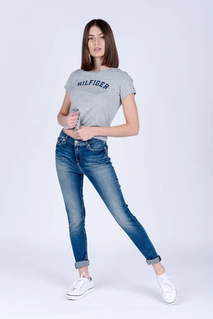 Tommy Jeans Rifle - MID RISE SKINNY NORA RBST modré