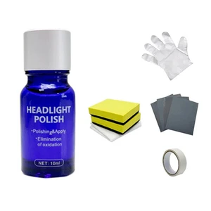 Car Headlight Repair Fluid Car Lamp Plating Crystal Refurbishment Repair Agent Car Care Supplies Headlight Polishing Liquid 10ML