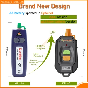 Komshine USB Li-Battery KFL-Q Visual Fault Locator VFL Optical Fiber Cable Tester Break Checker 10/20/30mw