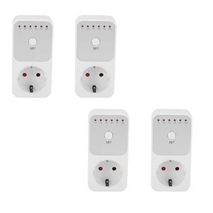 4X Countdown Timer Switch Intelligent Control Plug-In Socket Automatically Closes The Socket EU Plug