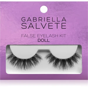 Gabriella Salvete False Eyelash Kit Doll umělé řasy s lepidlem 1 ks