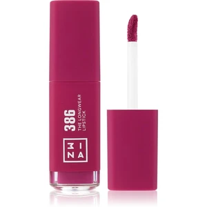 3INA The Longwear Lipstick dlouhotrvající tekutá rtěnka odstín 386 - Bright berry pink 6 ml