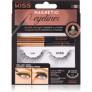 KISS Magnetic Eyeliner & Eyelash Kit magnetické mihalnice 01 Lure 1 pár