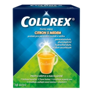 COLDREX Horký nápoj s citronem a medem 10 ks