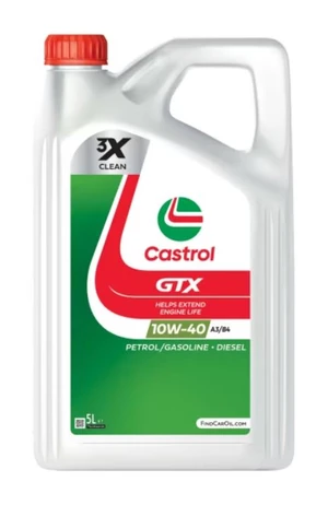 SHELL Motorový olej Castrol GTX ULTRACLEAN 10W40 A3/B4 5L