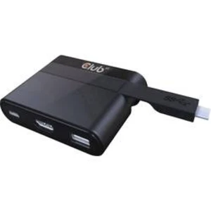 USB / HDMI adaptér club3D CSV-1534, černá