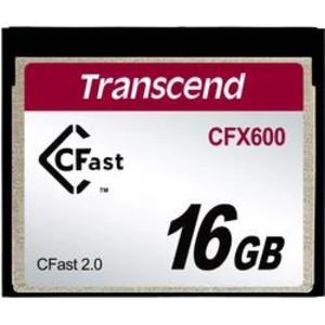 CFast karta 2.0 MLC průmyslová , 16 GB, Transcend CFX600 TS16GCFX600, vhodné pro průmyslová použití