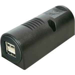 USB zásuvka na palubní desku ProCar, 67323501, 12 V ⇔ 5 V/24 V ⇔ 5 V, 5 A