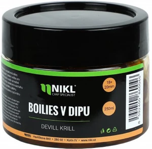 Nikl boilie v dipu 250 g 18/20 mm-kill krill