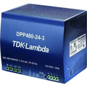 Zdroj na DIN lištu TDK-Lambda DPP480-24, 24 V/DC, 20 A