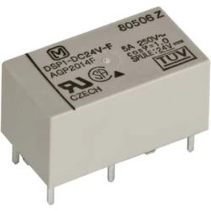 Výkonové relé DSP 5 A/8 A, Print Panasonic DSP1A24, DSP1A24, 300 mW, 5 A, 30 V/DC/250 V/AC , 2000 VA/150 W