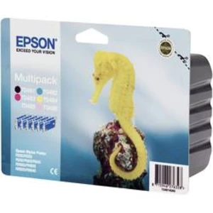 Sada náplní do tiskárny Epson T0487 C13T04874010, černá, azurová, purppurová, žlutá