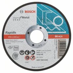 Řezný kotouč rovný Bosch Accessories 2608603394, 2608603394 Průměr 115 mm 1 ks