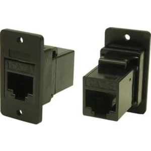 Adaptér, vestavný Cliff CP30622X, RJ45 černá, 1 ks